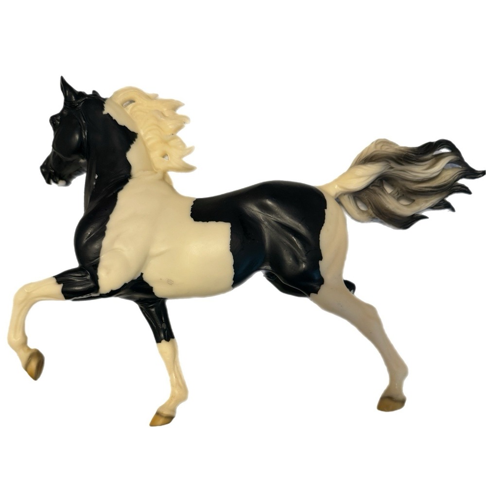 Breyer Horse model# 1473 TS Black Tie Affair - Huckleberry Bey in black pinto